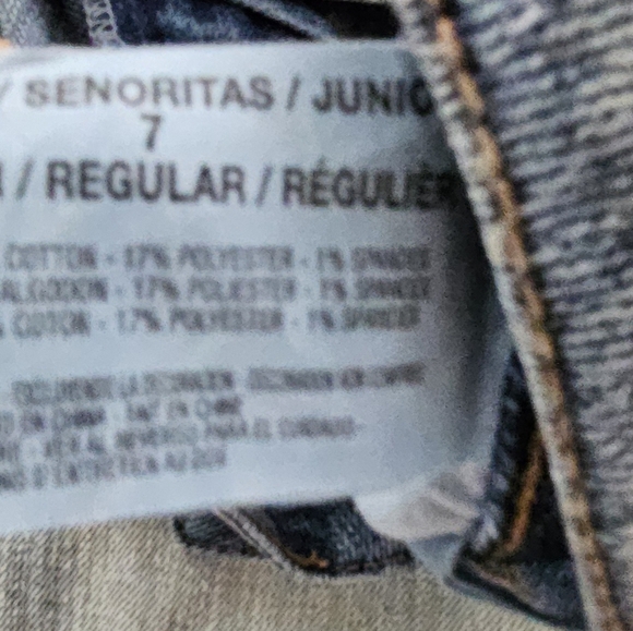 🌟 NWOT Lei Juniors Rare Vintage Light Wash Blue Gray Boot Cut Jeans Size 7🌟 - Picture 2 of 10